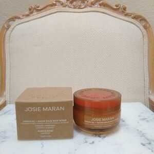 Josie Maran Argan Oil + Sugar Balm Body Scrub Always Nude Unscented 6 Oz